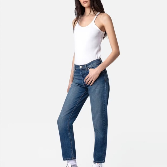 Zadig & Voltaire ZV1747 High Flash Chunky High-Top Sneakers White Size 37 - Picture 5 of 6